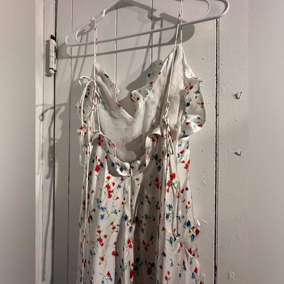 NWT ANTHROPOLOGIE BARDOT RUFFLE WHITE DRESS - Picture 9 of 11